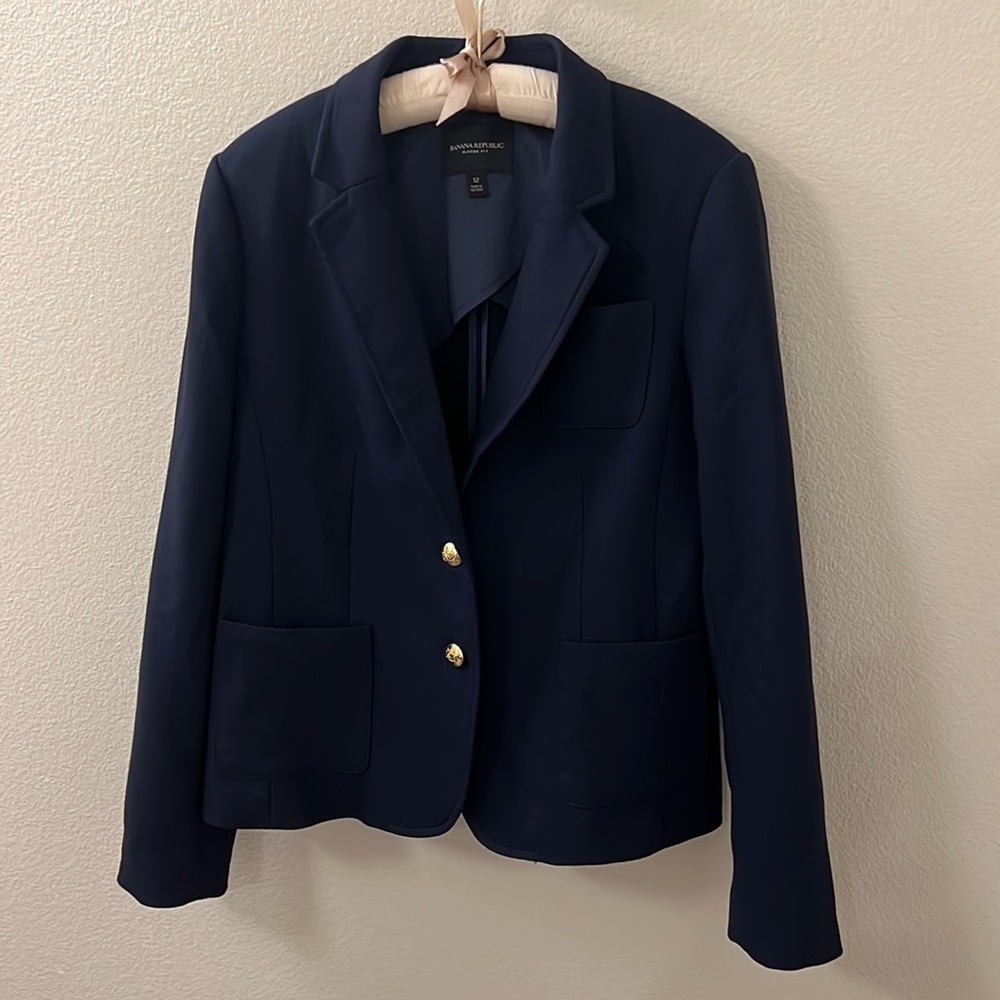 Banana Republic Navy Blazer